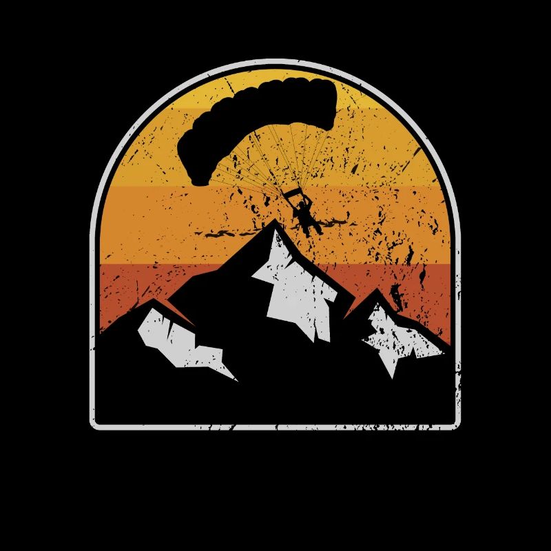 Parachute Sports Retro Paraglider Paragliding