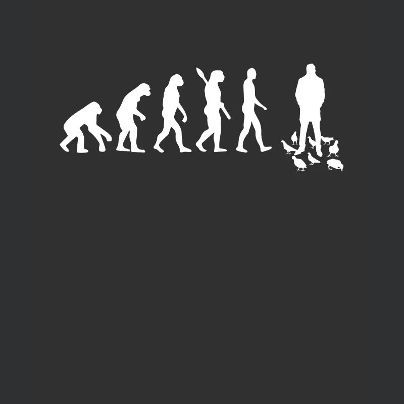 Taube - Evolution des Menschen / Darwin