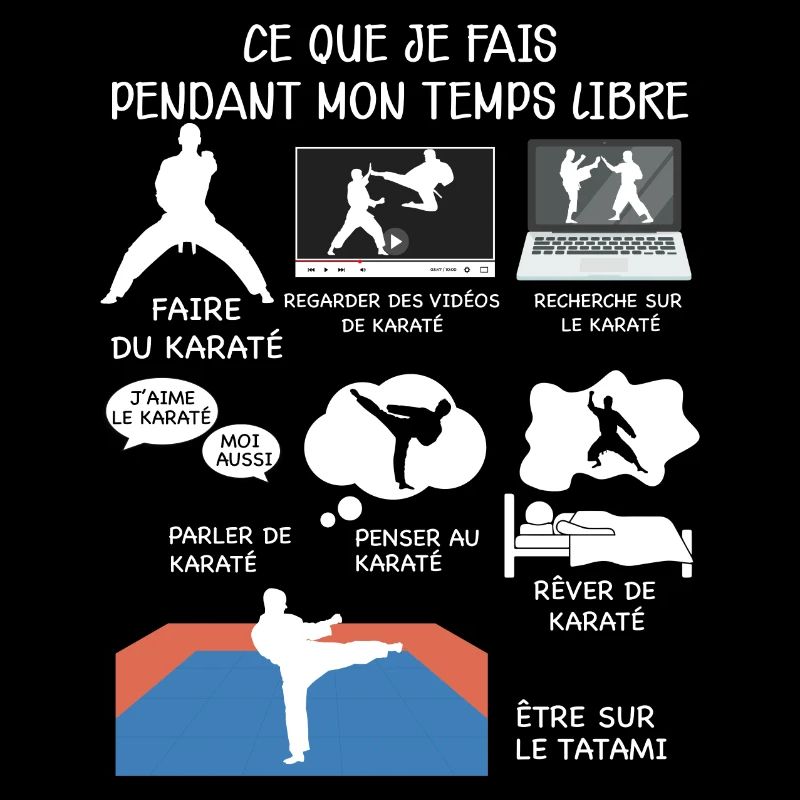 Karaté Ma Passion Humour Temps Libre