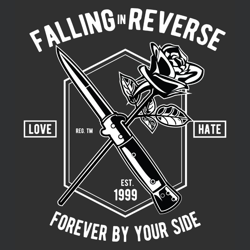 Falling In Reverse Liebe Hass Rose Messer Forever