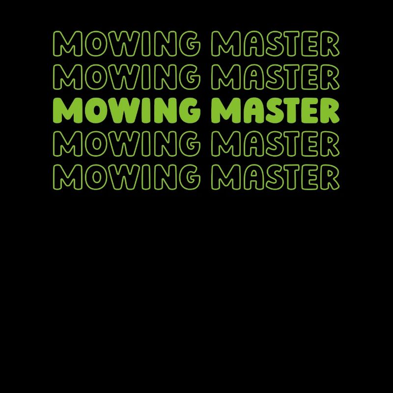 Lawn mower mowing