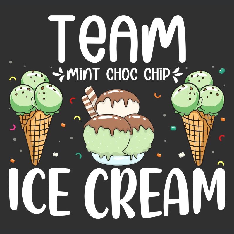 Team Mint Choc Eiswaffel Eiscreme Eis