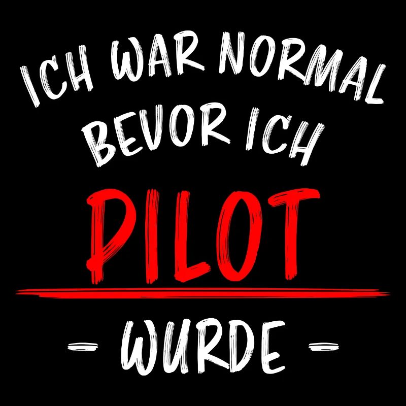 Pilot Lustiger Spruch Flugplatz Flugsport Geschenk