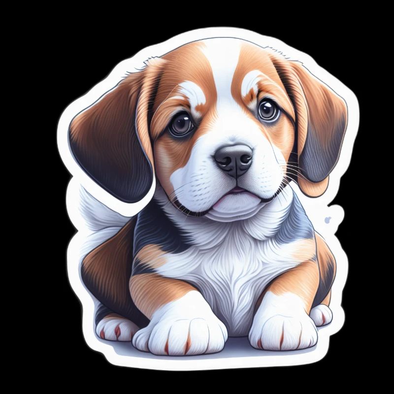 Chiot Beagle mignon
