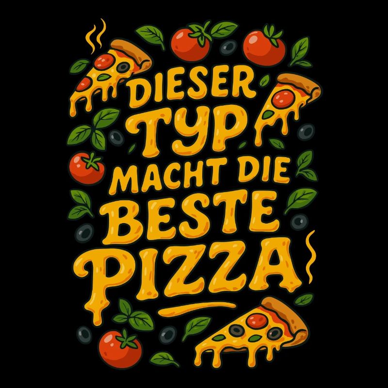 Pizzabäcker Spruch Sprüche Geschenk