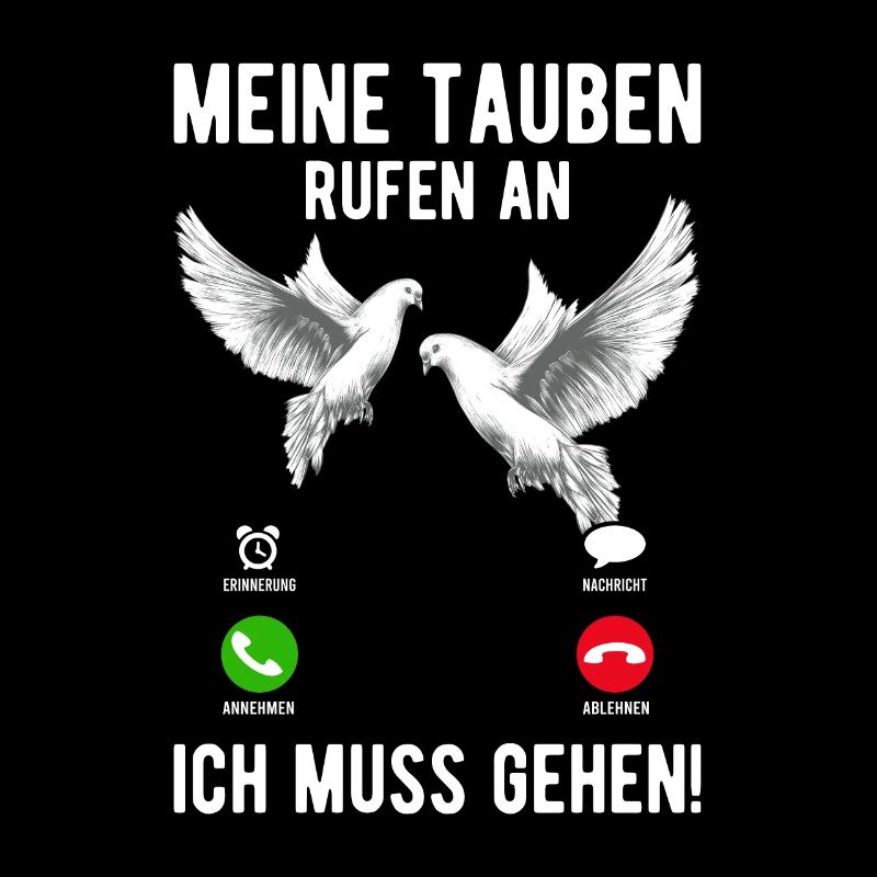 Taubenzüchter Tauben Vogel Anruf Geschenk