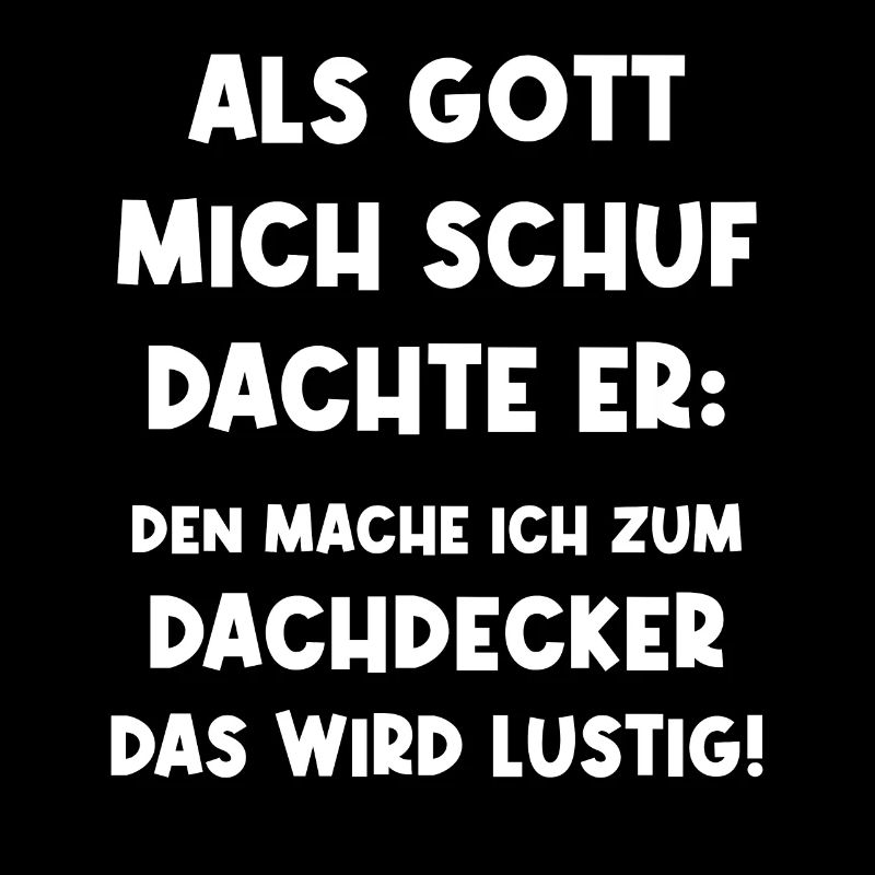 Dachdecker Lustig Handwerker