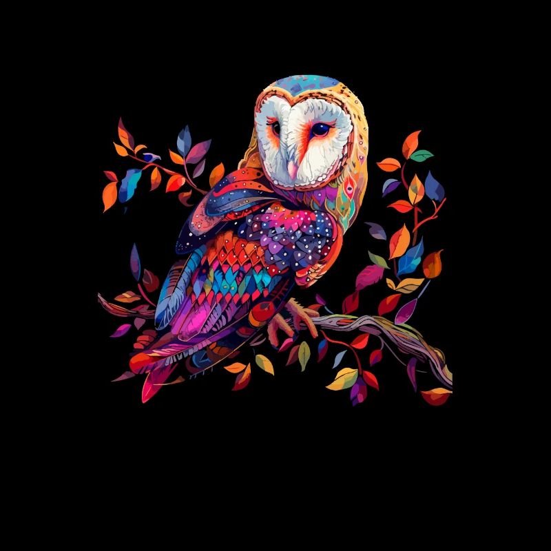 barn owl vintage