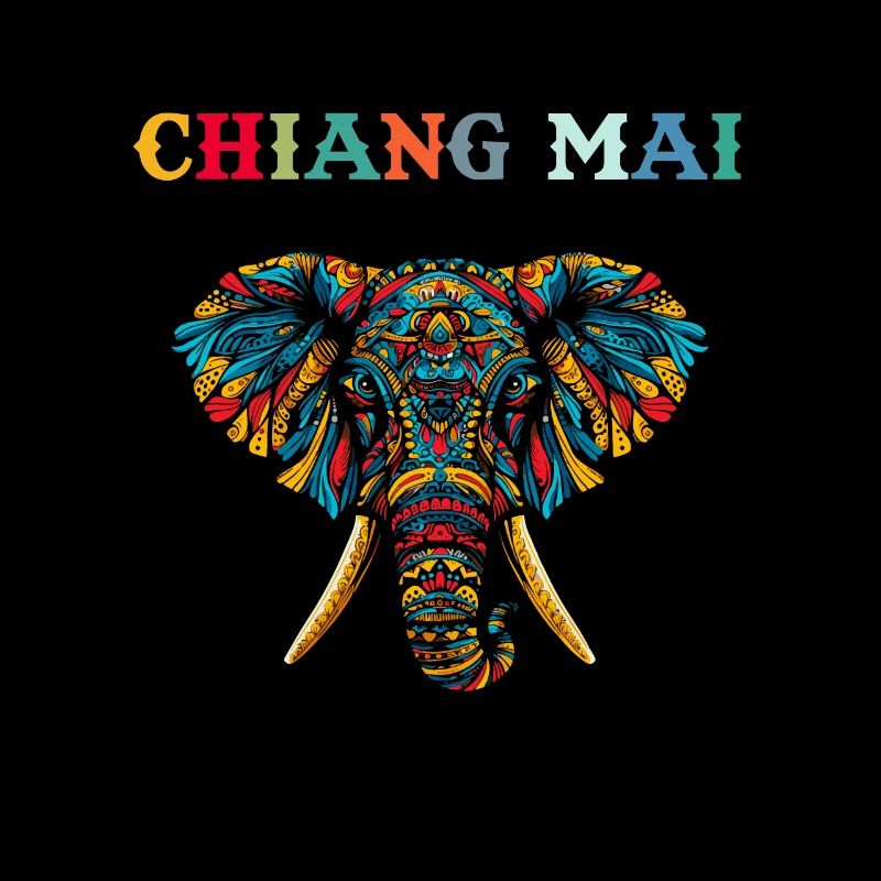 Chiang mai Elephant Thailand