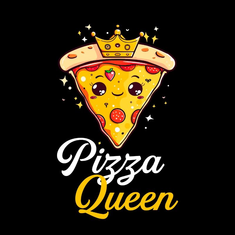 pizza queen, funny pizza lover