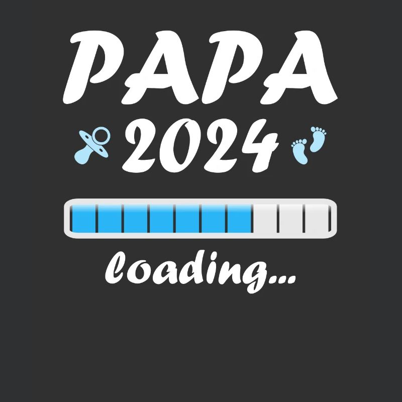 Papa 2024 Loading Vaterschaft Vater Werden Dad