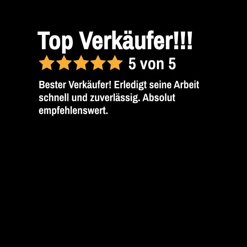Bester Verkäufer Einzelhandelskaufmann Kaufmann