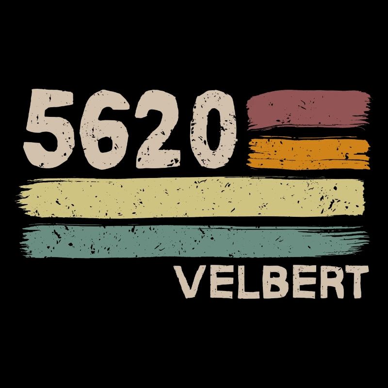 5620 Velbert Retro Postleitzahlen Alte PLZ Vintage