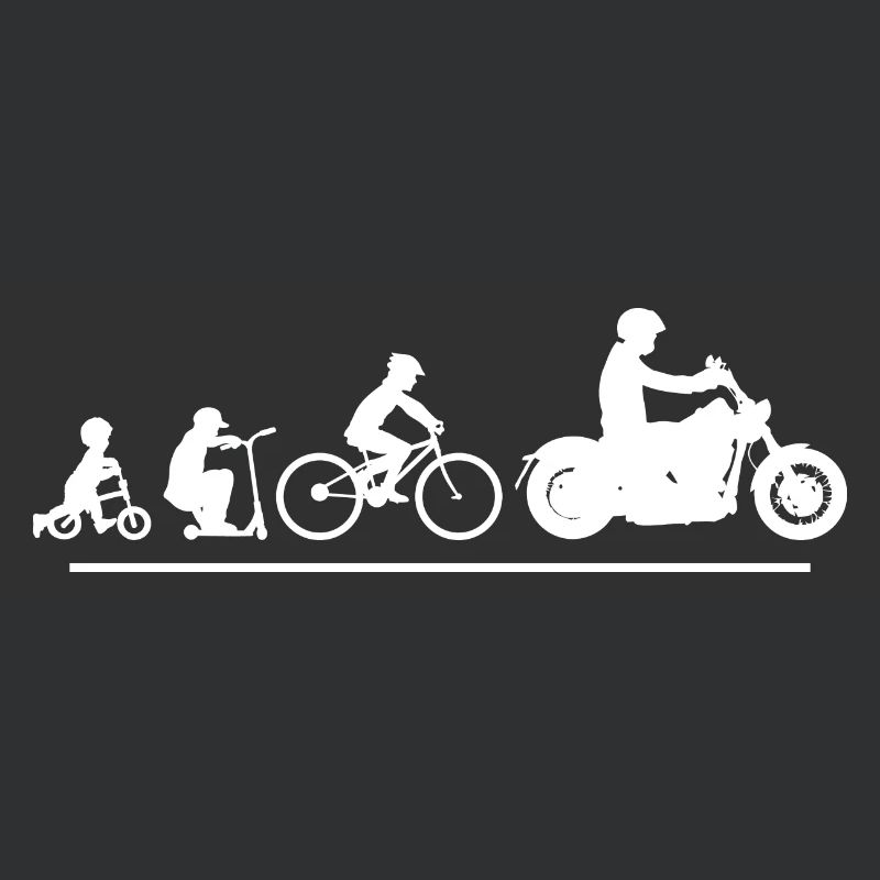 Evolution Motorrad Biker Geschenk