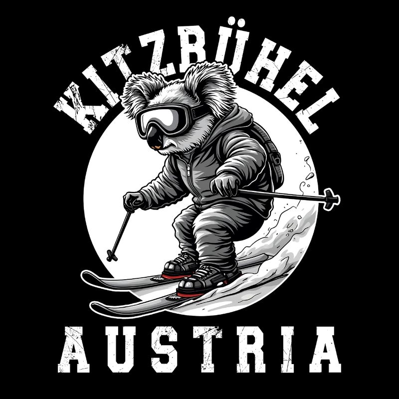 Kitzbühel Ski Resort Austrian Alps Skiing Souvenir