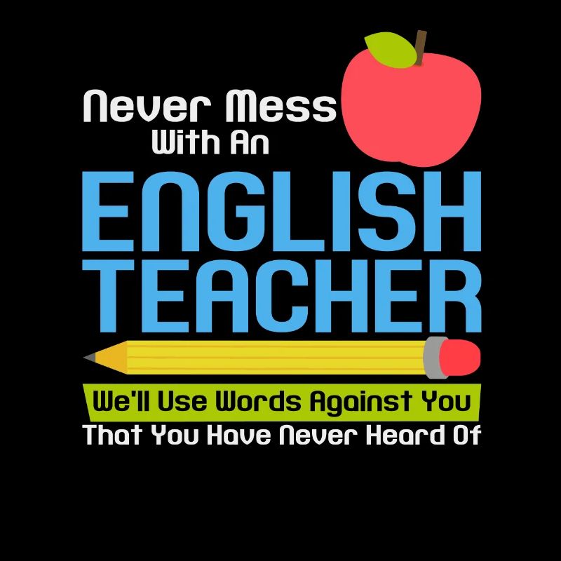 Lustig Englischlehrer Lehrerin Englisch Vokabeln