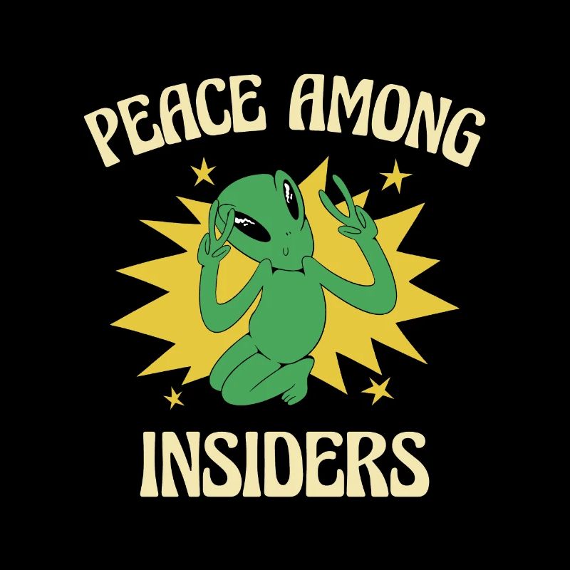 Alien Peace Alien Head Martian Space Outsider