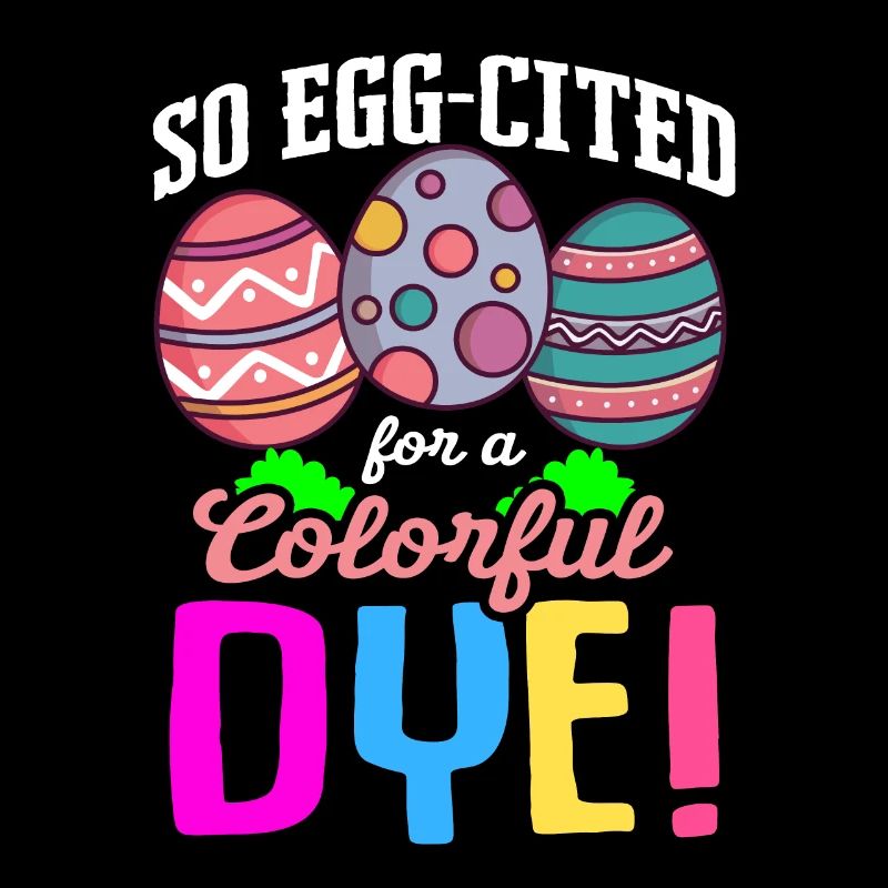 Easter Colorful Egg Dye Rabbit Egg Hunt