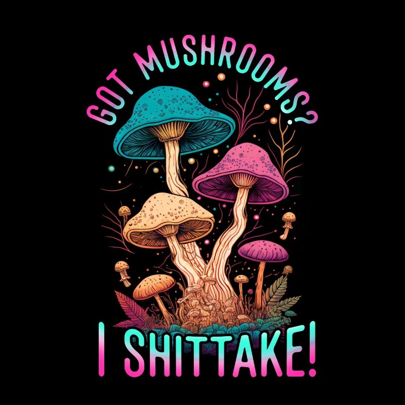 Shiitake Champignon Forêt Champignon Shiitake Moral Vegan Umami