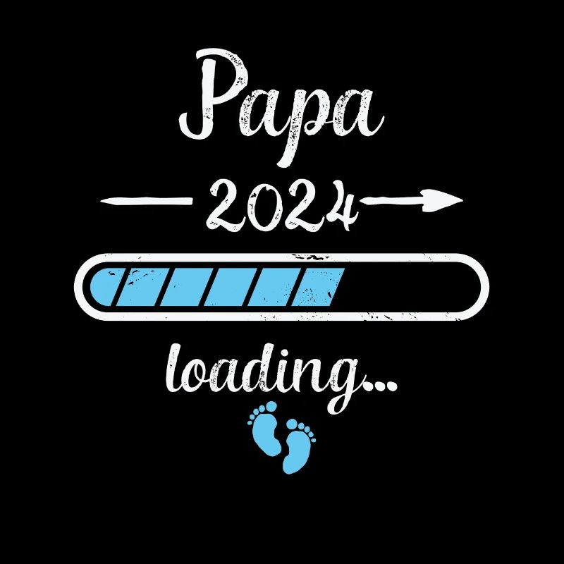 Papa 2024 Loading Pregnancy Dad Father Birth