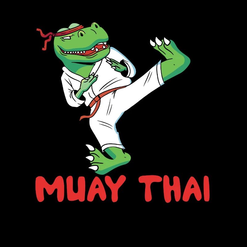 Muay Thai Trainer Kickboxing Instructeur Drôle