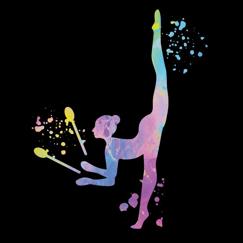 Ginnasta con clave Ginnastica ritmica