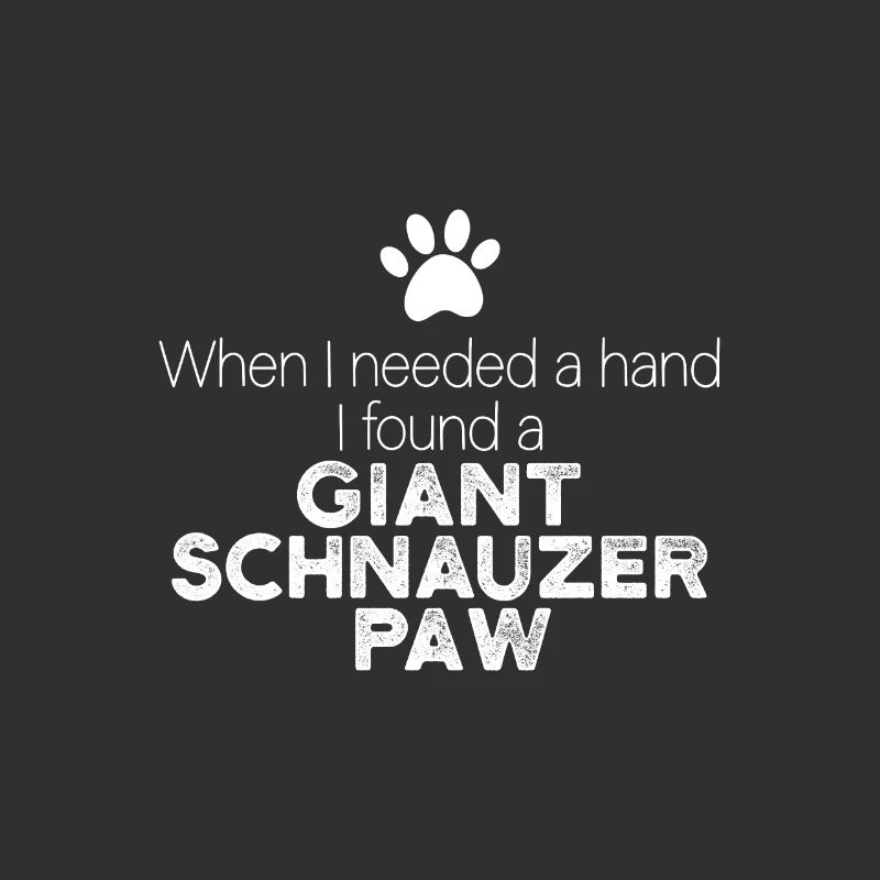 Main Schnauzer Géant Patte