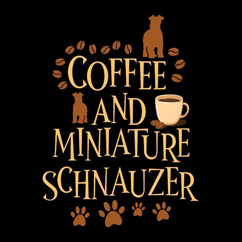 Kaffee und Zwergschnauzer
