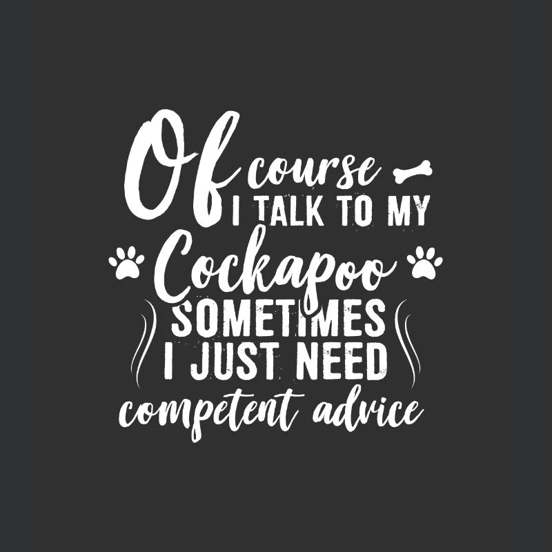 Bien sûr, je parle à mon Cockapoo