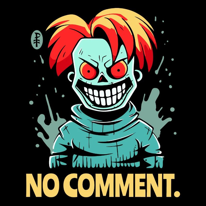 Pas de commentaire, dit le clown maléfique