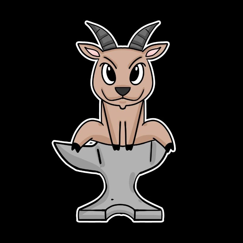 Bock auf Metal - Ziege Ziegenbock