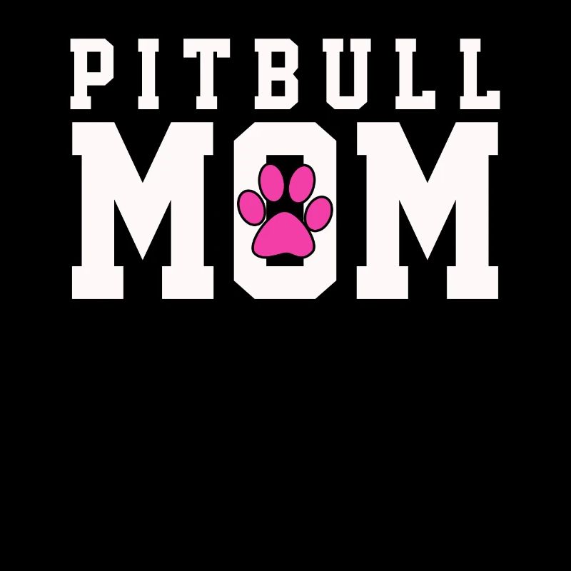 Pitbull-Mutter-Design für Wilde und Liebevolle
