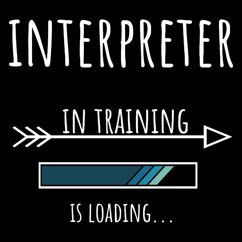Interpreter in Ausbildung Geschenk Dolmetscher