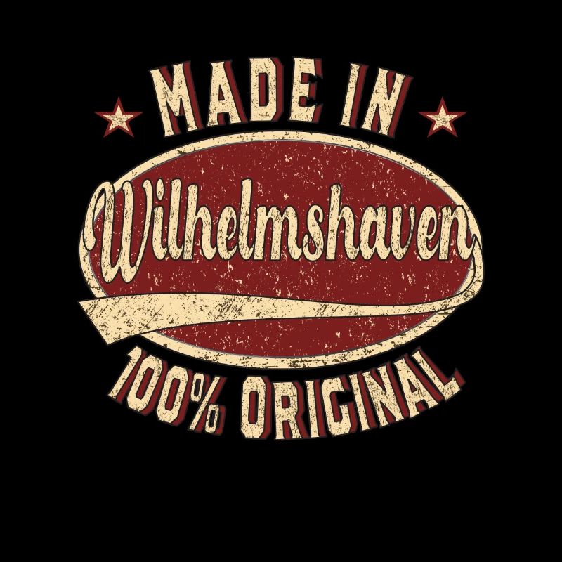 Made in Wilhelmshaven 100 % original Retro