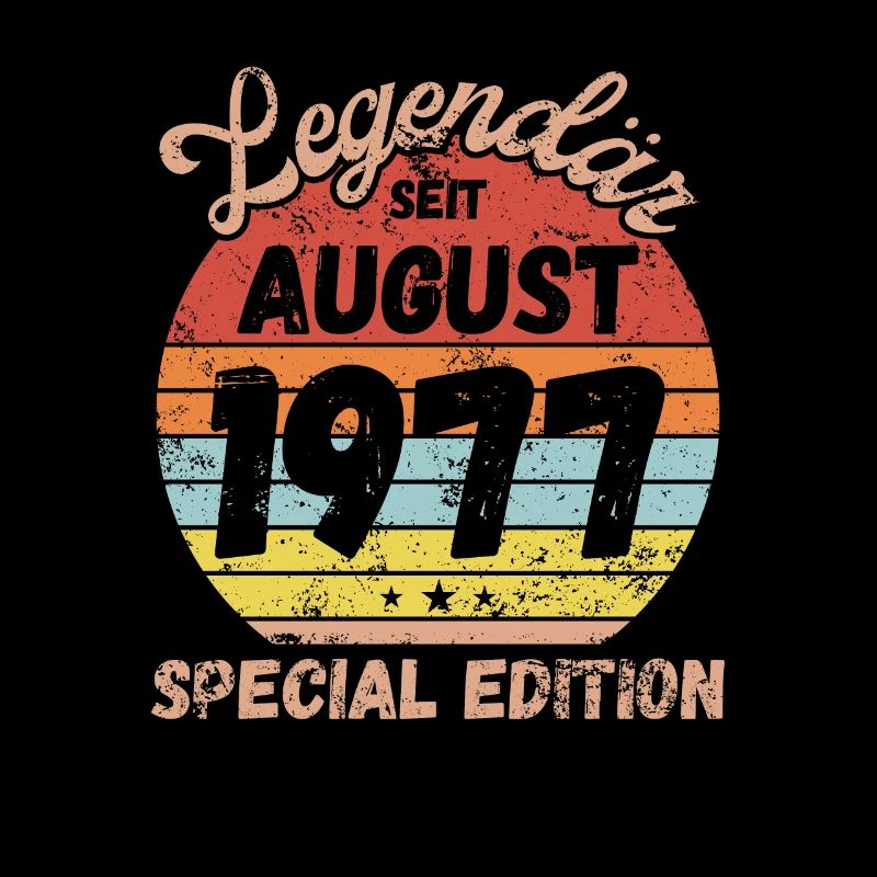 August 1977 - Geburtstag im August