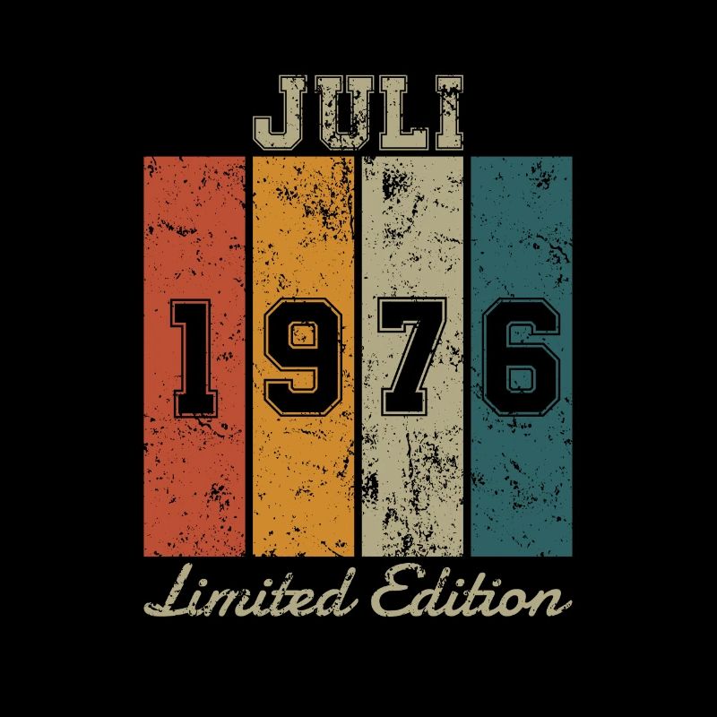Geburtstag: Juli 1976 - Limited Edition Retro