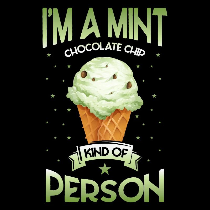 Je suis une pièce de chocolat à la menthe pour