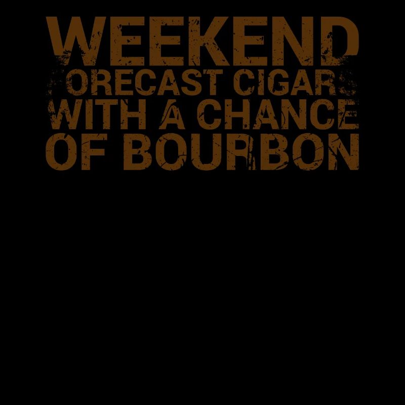 Weekend Forecast Cigars with Bourbon Chance