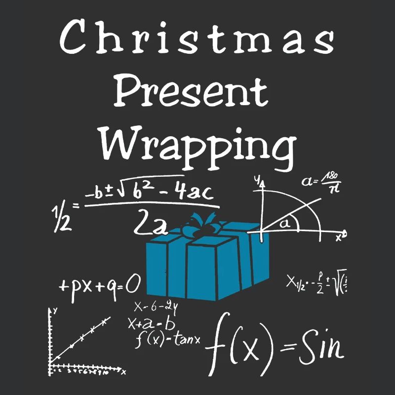 Funny Math Christmas Present Wrapping