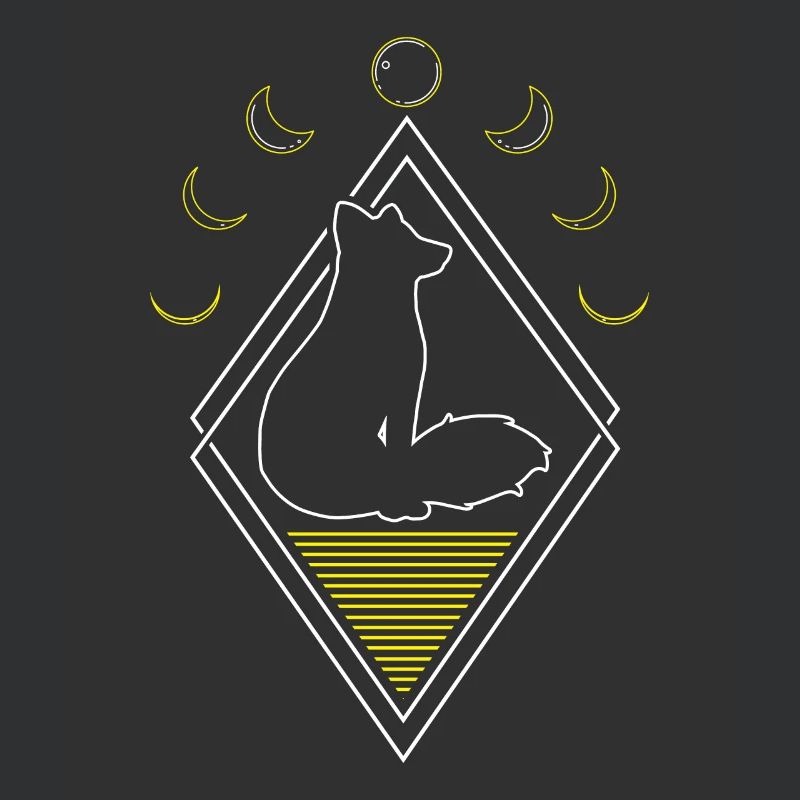 Fuchs Abstrakt Moon Phases