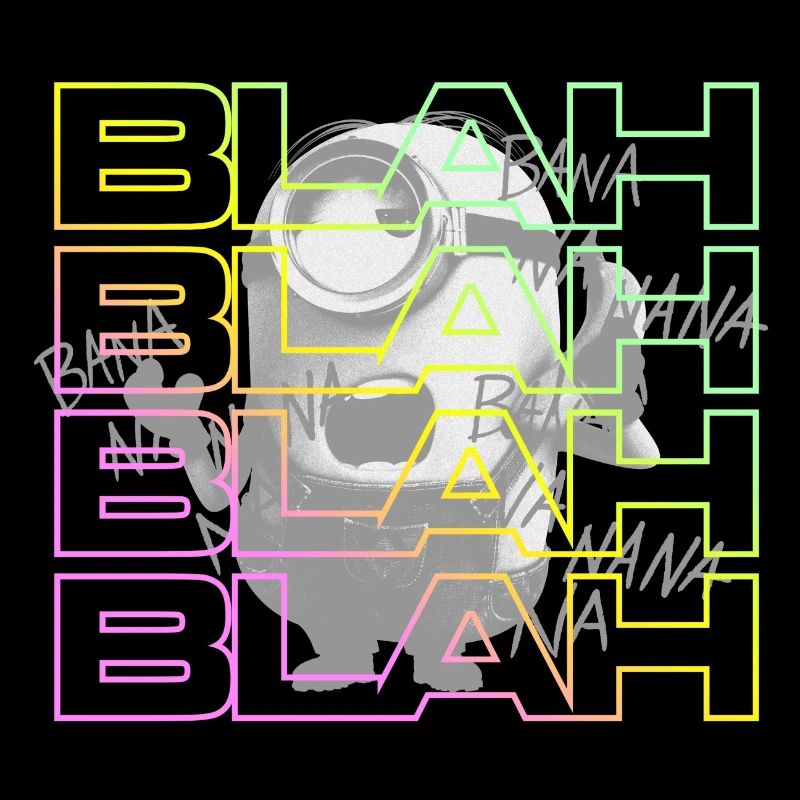 Minions Stuart Blah Blah Blah