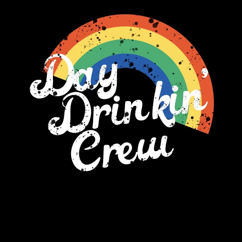 Day Drinkin' Crew Rainbow Gift pour les fêtards
