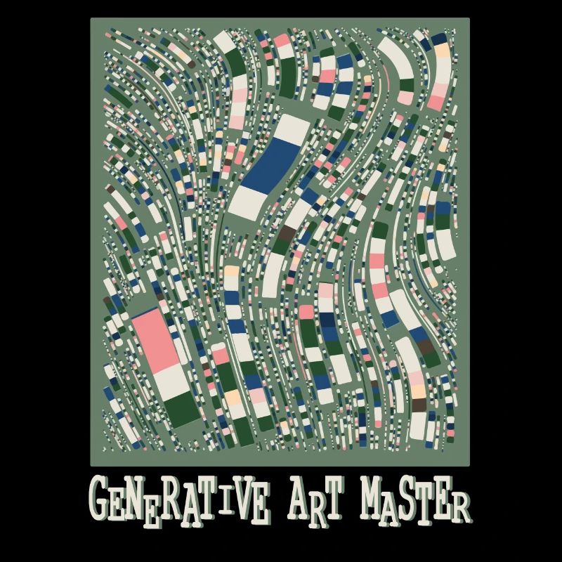 Code d’image de programmation de maître d’art génératif