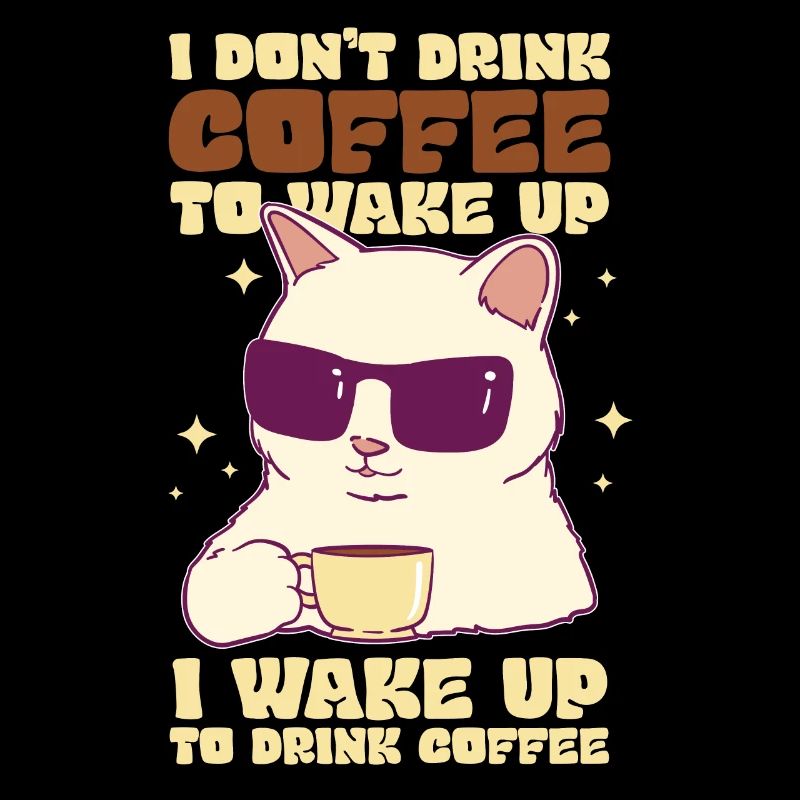 Je ne bois pas de café pour me réveiller