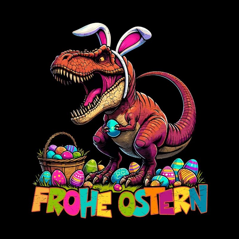 Dinosaur Trex Boys Easter Basket Easter Bunny