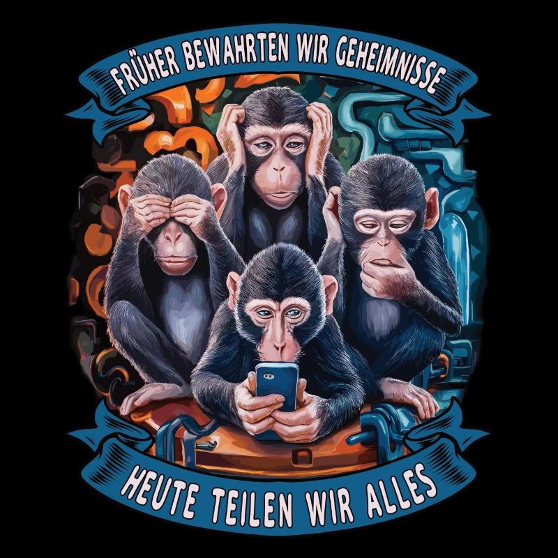funny way monkey saying cell phone social media