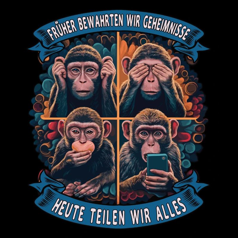 funny way monkey saying cell phone social media