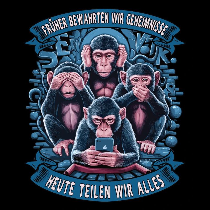 funny way monkey saying cell phone social media