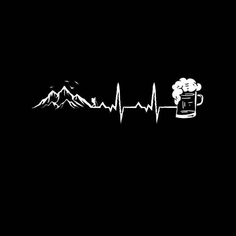 Montagnes et bière
