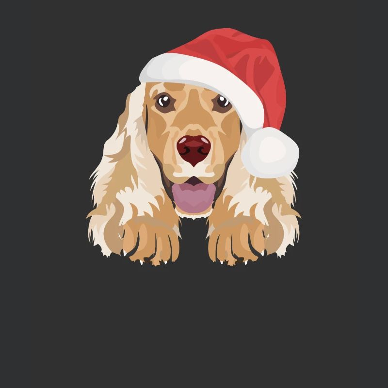 Deutsch Cocker Spaniel Merry Christmas